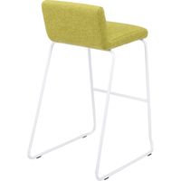 藤沢工業 FRENZ LDPシリーズ ハイスツール イエローグリーン×ホワイト LDP-H2-WH 1セット(2脚入)（取寄品）