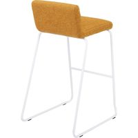 藤沢工業 FRENZ LDPシリーズ ハイスツール オレンジ×ホワイト LDP-H2-WH 1セット(2脚入)（取寄品）