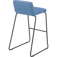 藤沢工業 FRENZ LDPシリーズ ハイスツール ブルー×ブラック LDP-H2-BK 1セット(2脚入)（取寄品）