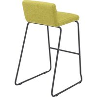 藤沢工業 FRENZ LDPシリーズ ハイスツール イエローグリーン×ブラック LDP-H2-BK 1セット(2脚入)（取寄品）
