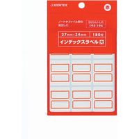 ジョインテックス インデックスラベル大 赤 B054J-LR 1パック