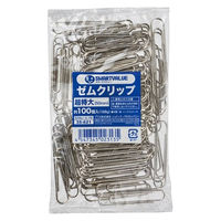 ジョインテックス ゼムクリップ 超特大 100個 B296J-3L100 1パック（直送品）