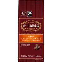 【コーヒー豆】小川珈琲 有機珈琲フェアトレードモカブレンド豆 1セット（140g×3袋）