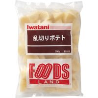 「業務用」 乱切りポテト（中国産） PO-7R-K05F １ケース　500g×20PC　冷凍 岩谷産業（直送品）