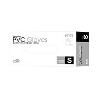 使いきりプラスチック手袋 粉なし S クリア 1箱（100枚入） 川西工業（わけあり品）
