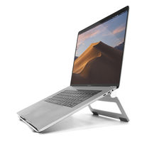 ノートPCスタンド 折りたたみ/10～16インチまで対応/L SWING STAND/シルバー AS-LWBM-SL 1個 アーキサイト