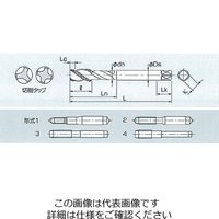 不二越 STSP12M1.75R STスパイラルタップ M12X1.75 1本（直送品）