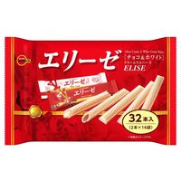 ブルボン エリーゼ ファミリーサイズ 2本入×16個包装 1セット（1袋×3）