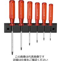 ピービ―スイスツールズ 6本組 クラシックハンドル ヘクスローブドライバーセット ホルダー付 ペーパーボックス入 440.CBB 1セット（直送品）