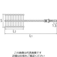 京都機械工具 ACPー51FH シリンダポリッシャ 1本（直送品）