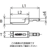 京都機械工具 AD201ー1 リレークローA 1個(2個)（直送品）
