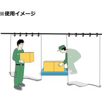 明和グラビア 防炎抗ウイルス抗菌透明シールド材 VBT-10 0.2mmx100cmx10m 1個