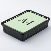 石田工業 ワイドバスケット(底アミタイプ)ブラック 749200 1個