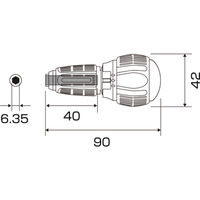 アネックスツール クイックボール72　ラチェットドライバーハンドル 397H　1本