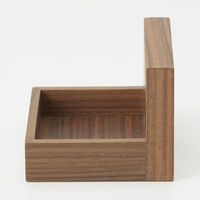 無印良品 壁に付けられる家具トレー ウォールナット材突板 良品計画