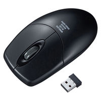 ワイヤレスマウス　無線　静音　3ボタン　大型サイズ　IR LED　MA-WIR151BK　サンワサプライ　1個