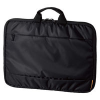 パソコンケース PCバッグ ～13.3インチ 取っ手付 軽量 小物入れ ポケット付 ブラック BM-IBH13BK エレコム 1個（直送品）