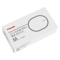 【アウトレット】【使いきりニトリル手袋】 帝人フロンティア ニトリル手袋 薄手 NBR-USEW35PFW-M 粉なし ホワイト 1箱（100枚入）