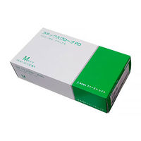 【使いきり天然ゴム手袋】 ファーストレイト ラテックスグローブPD FR-6116 粉あり M 1箱（100枚入）