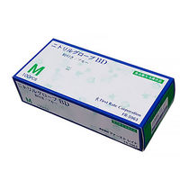 【使いきりニトリル手袋】 ファーストレイト ニトリルグローブ BD 粉あり ブルー M 1箱（100枚）