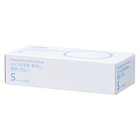 【アウトレット】【使いきりニトリル手袋】 帝人フロンティア ニトリル手袋 薄手 NBR-USEW35PFB-S 粉なし ブルー 1箱（100枚入）