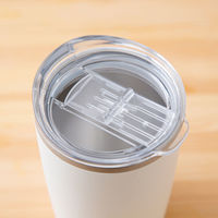 アイリスオーヤマ カフェデイズ ふた付きタンブラー ホワイト CD-LT370 1個