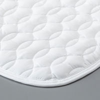 スマイル　制菌加工仕様　ベッドパッド　100×200cm　シングルサイズ　ホワイト　749204　1枚