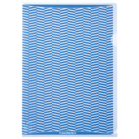 ヒサゴ 抗菌トリック!クリアフォルダ A4 ライトブルー OP2462 1袋(10枚入)