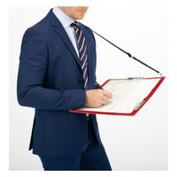 プラス おりたためるA3クリップボード+ レッド FL-501CP 1冊