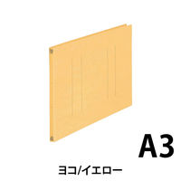 プラス フラットファイル縦罫A3E No.002NT YL 10冊　1パック（直送品）