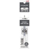 三菱鉛筆 R:E替芯 Oブラック0.38 10本 URR10038.24 1箱（直送品）