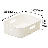 サンカ 収納ケース インボックス ソフト SS NIBS-SSWH 1個