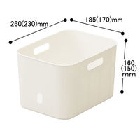 サンカ 収納ケース インボックス ソフト SM NIBS-SMWH 1個