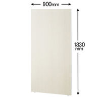 トーカイスクリーン MSパネル 木目調パネル ホワイト（抗菌シート） 高さ1830×幅900mm MSW-1809Wh 1枚