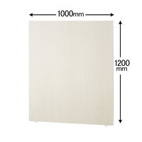 トーカイスクリーン MSパネル 木目調パネル ホワイト（抗菌シート） 高さ1200×幅1000mm MSW-1210Wh 1枚