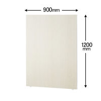 トーカイスクリーン MSパネル 木目調パネル ホワイト（抗菌シート） 高さ1200×幅900mm MSW-1209Wh 1枚