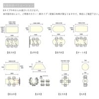 【組立設置込】プラス ロンナ 会議テーブル 長方形 アジャスター 抗菌 1200×750×720mm NN-1207PAR PW/BK 1台（直送品）