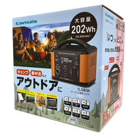 ポータブル電源　蓄電池　充電器　202Wh容量　ポータブル電源120W　TL108OR　1台　多摩電子工業
