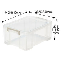 サンカ トラックス  収納 ボックス 54M クリア NTK-54MCL 1セット（3個:1個×3）