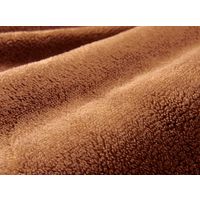 ファミリー・ライフ スーパーソフトマイクロファイバーガウン キャメル色 紳士用 0365310 1個（直送品）