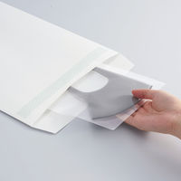 ムトウユニパック 抗菌封筒　角2　ホワイト　テープ付　サイド貼り 1袋（100枚入）