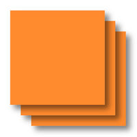 エヒメ紙工 単色おりがみ アイアイカラーきだいだい NO.5 1セット（300枚:100枚入×3袋）NO.5