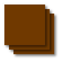 エヒメ紙工 単色おりがみ アイアイカラーこげちゃ NO.36 1セット（300枚:100枚入×3袋）NO.36