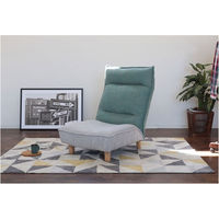 【軒先渡し】ヤマソロ Confi 木脚付 ソファ 幅680mm グリーン 83-640 1台（直送品）