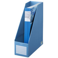 コクヨ　カラーレールクリヤーホルダー　A4タテ　約20枚収容　青　レール式クリアホルダー　フ-760NB　1セット(20冊)