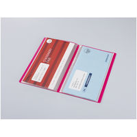 コクヨ（KOKUYO） クリヤーブック＜ノビータ＞ 固定式 長3封筒 20ポケット ピンク ラ-NR320P　1セット（10冊）（直送品）