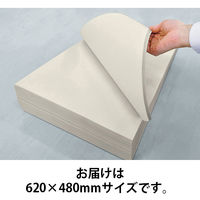 ボーカスペーパー平判 縦620×横480mm 1セット（1500枚：500枚×3梱包） カネモ商事