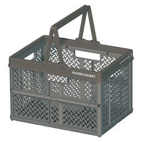 【折りたたみコンテナ】 天馬 Profix 折りたたみバスケットS_グレー 811000812 1個