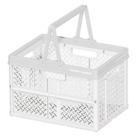 【折りたたみコンテナ】 天馬 Profix 折りたたみバスケットS_ホワイト 811000810 1個