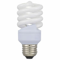 OHM（オーム電機）エコ電球（電球形蛍光ランプ）　D形　60Ｗ形　昼光色　EFD15ED/12ーSPB